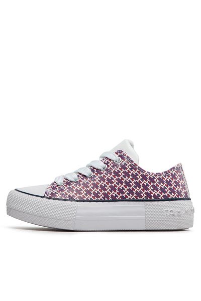 Tommy Hilfiger Unisex Child Sneakers T3A9-32289-0753X665 Burgundy