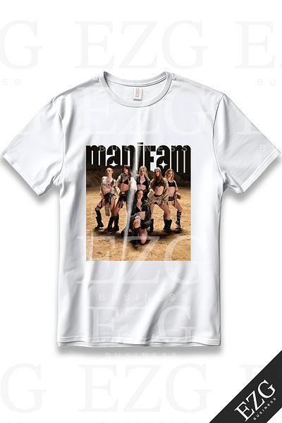 EZG Business Manifam Manifest Group Design T-Shirt Printed Unisex 100% Cotton Breathable Fabric T-Shirt
