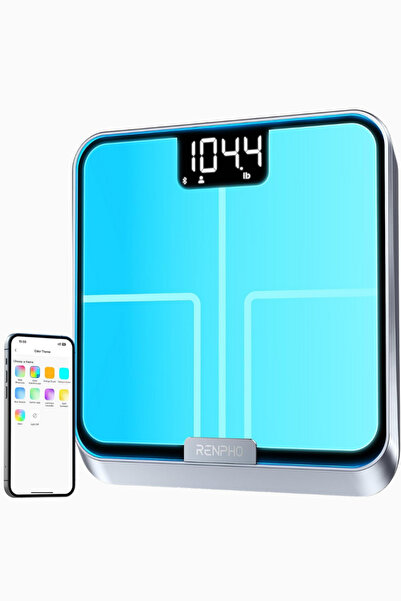 RENPHO Elis Chroma. Renkli Bluetooth Akıllı Vücut Yağı Tartısı 180 kg