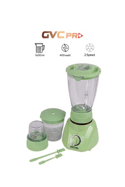 GVC PRO GVC Pro 2-in-1 Premium Electric Blender, Green, 400.0 Watts
