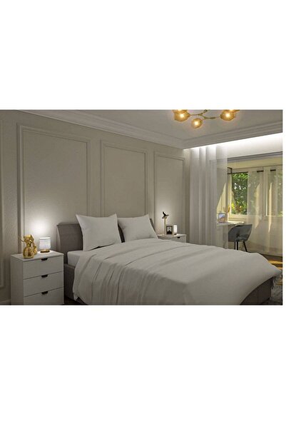 SMARTER Table lamp, wooden structure, fabric shade, cable switch, 28W, E14 socket, modern design