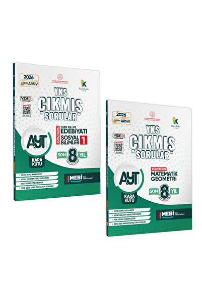 Karakutu Yayınları 2026 YKS-AYT Eşit Ağırlık Çıkmış Soru Bankası Karakutu 2’l...
