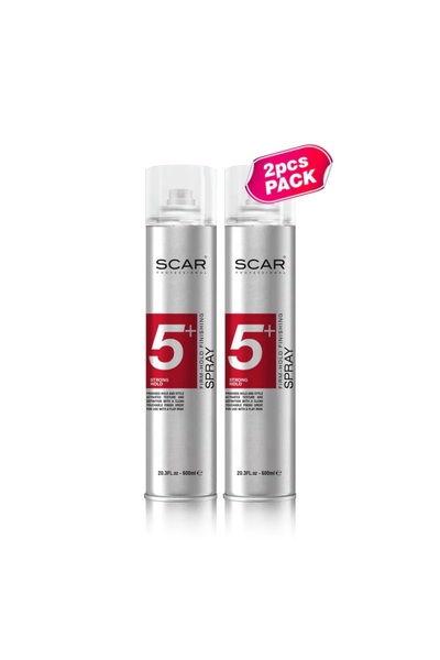 Scar Professional Scar Firm Hold Finishing Hair Spray 600ML Strong Hold 2pcs ...