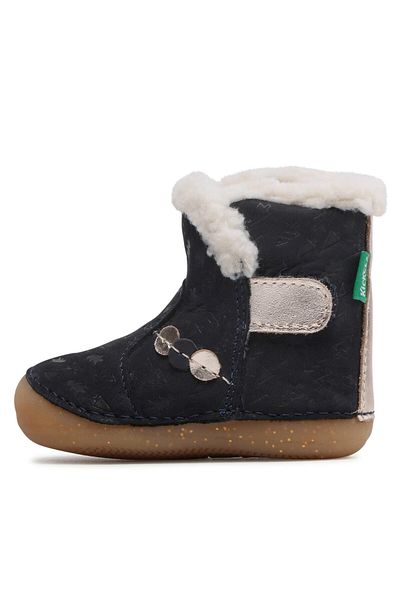 Kickers Girls Boots KI-909740-10-10 Navy Blue