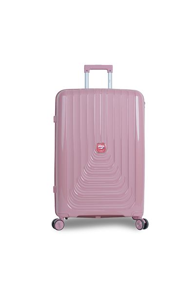 Mnuk Viajero Stra Set of 2 Luggage with Anti-Theft Zipper, TSA Lock, PP Material| Size 28/20-Gold