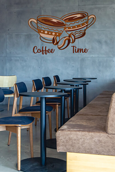 Genel Markalar Led Işıklı 3 Katmanlı Kişiye Özel Kahve Fincanı Figürlü Tablo Mutfak Ve Cafe Duvar Dekorasyonu