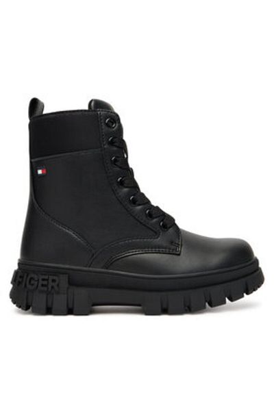 Tommy Hilfiger Ghete de drumeție unisex pentru copii T3A5-34046-1695999- multicolore