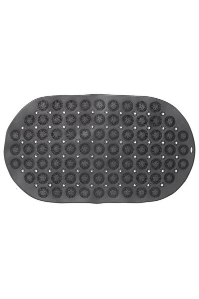 shumee Non-slip bathtub mat, grey, 68x37 cm
