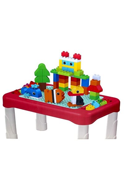 Generic Kids Multifunctional Educational Building Blocks Table for kids learning game table playset