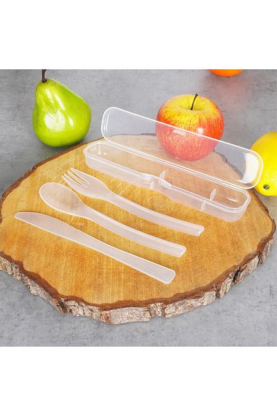 shumee Plastic cutlery set, 4 pieces.