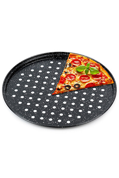 shumee Tavă de pizza din granit perforat de 28 cm
