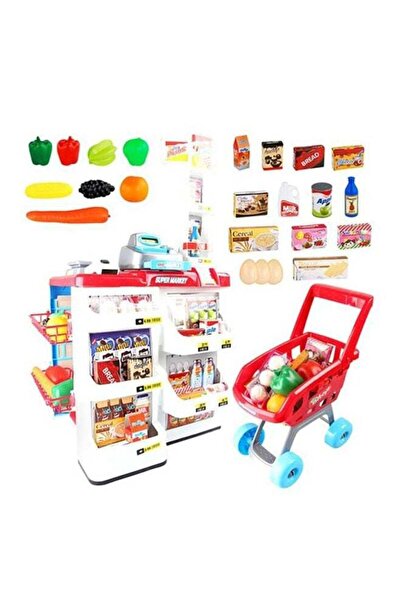 Generic GOOTOY Children Imaginative Creative Supermarket Shopping Cart Preten...