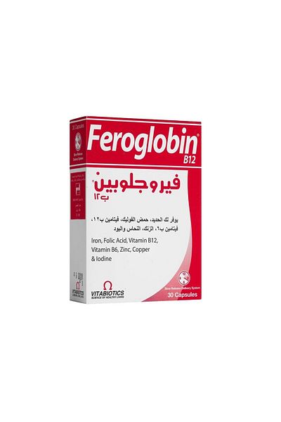 Vitabiotics فيروجلوبين 30كبسولة