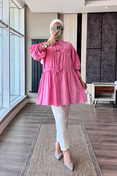 dubai showroom Modal Tunik Pembe