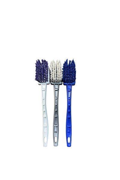 dirisan home's 3 قطع فرشاة للحوض والأطباق من البلاستيك