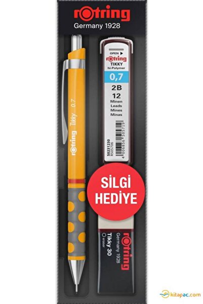 Rotring Tikky Versatil Mango 3 Lü Okul Seti Silgi Hediye