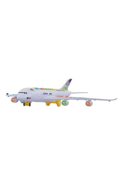 Generic Electric Airplane With Light Music