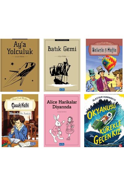 Beyaz Balina Yayınları Okyanusu Kürekle Geçen Kız Ortaokul 6 Kitap Set