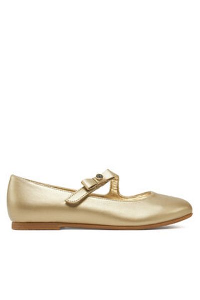 Calvin Klein Jeans Girls Ballet Flats V4A3-83042-1322514- Gold