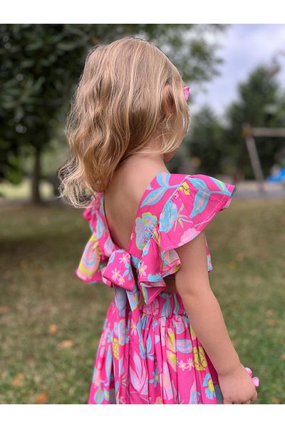 Alvadonna Laren Girl's Ruffle Dress