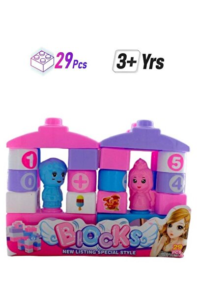 Generic مجموعة مكعبات بناء مع حقيبة للأطفال من عمر 3 سنوات فما فوق