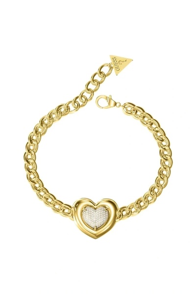 Guess Jgujubb05456Jwygs Women's Bracelet with Heart