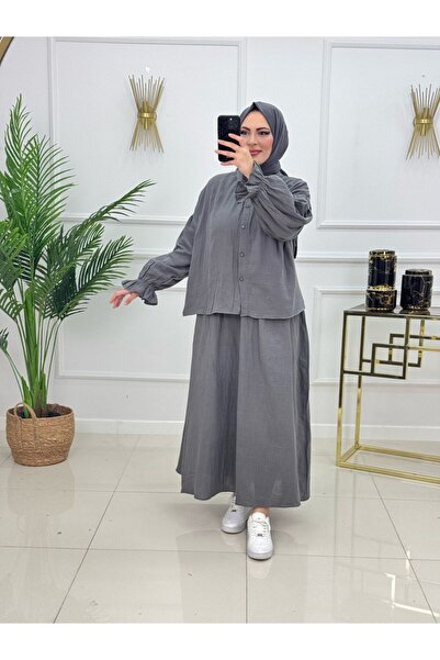 Enans Design Σετ Μουσελίνας Τεσεττύρας με πουκάμισο και φούστα