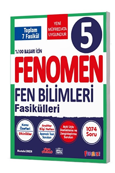 Fenomen Yayıncılık Fenomen Okul 2025 5. Sınıf Fen Bilimleri Fasikül Seti (1-2...