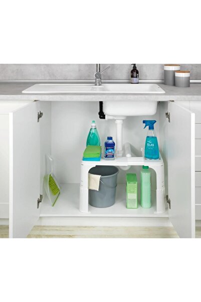 GBMOTION Very Flexible Universal Polypropylene Shelf - White Adjustable Plastic Shelf – Kitchen and Bathroom