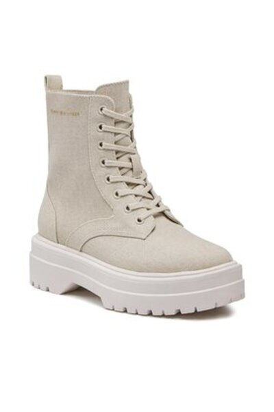 Tommy Hilfiger Women's Boots FW0FW07357 Beige
