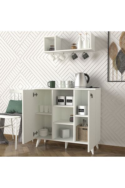 SAHABA Seddra coffee corner, white color