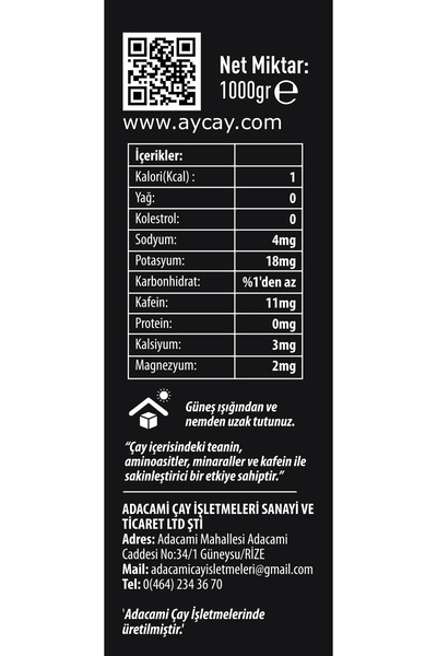 AYÇAY NATURAL 1000GR