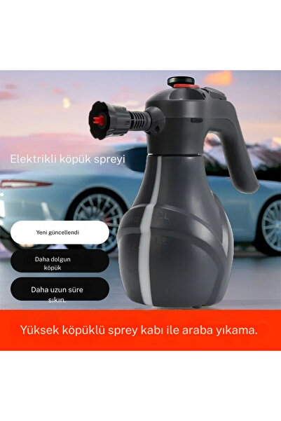 sz master bilişim Elektrikli Köpük Püskürtücü Taşınabilir Şarjlı Araç Yıkama ve Bahçe Temizlik Cihazı Cam Yıkama Aleti