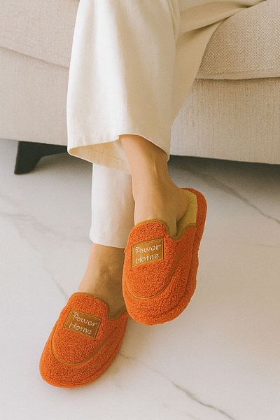 STOCON Women's House Slippers Teddy Bear Figured Plush House Slippers Do Not Make Sound Sole Warm Stylish Design Stc1133