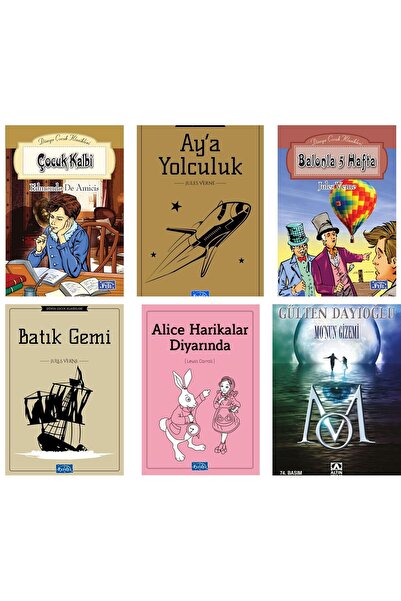 Altın Kitaplar Monun Gizemi Ortaokul 5,6,7.Sınıf Okuma Seti 6 Kitap
