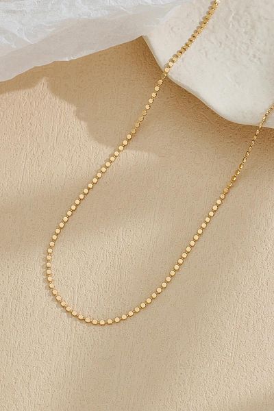 New Obsessions Gold Scrunch Necklace