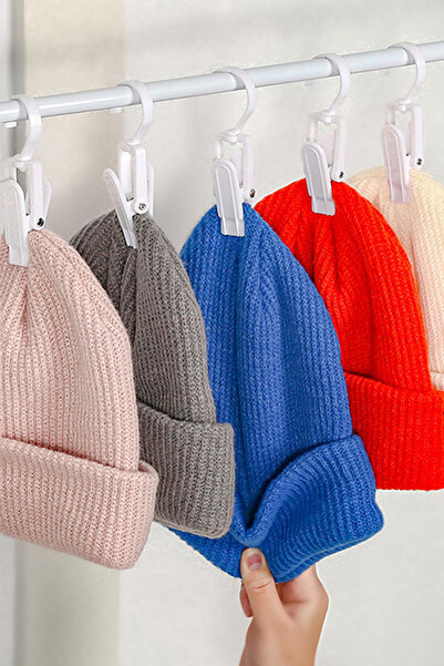 dorbe مجموعة من 5 مشابك تعليق لتنظيم القبعات غير قابلة للانزلاق، قابلة للدورا...