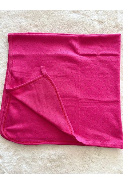 Seçkin Baby Fuchsia Jacquard Single Layer Blanket 70*75 cm