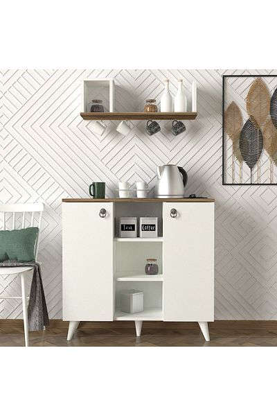 SAHABA Seddra coffee corner, white and brown color