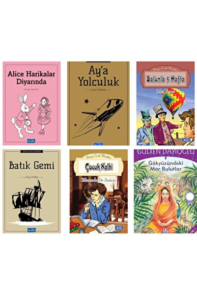 Altın Kitaplar Gökyüzündeki Mor Bulutlar Ortaokul 6 Kitap Set