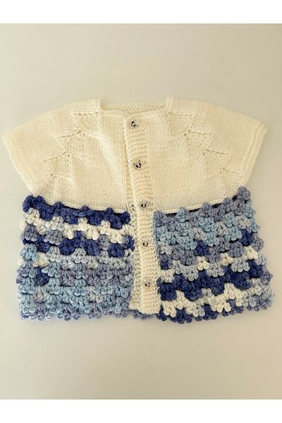 Clothes Box 100% Wool Hand Knitted Baby & Kids Vest
