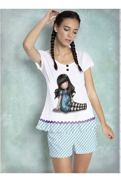 Santoro Gorjuss short pajamas Sitting Pretty M