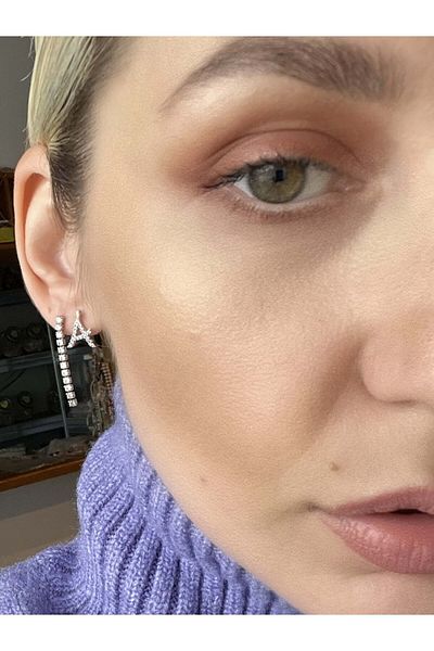 ohmygod jewelry Cercei Argint cu Cristale - Baby Ice