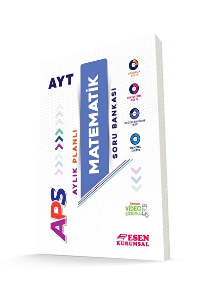 Esen Yayınları Esen 2026 Ayt Matematik Aps Aylık Planlı Soru Bankası