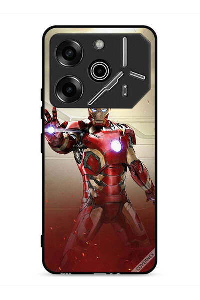 Covernex غطاء حماية لهاتف تكنو بوفا 6 برو 5G، Iron Man Defense