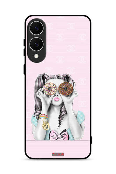 Tolwak غطاء حماية لهاتف Samsung Galaxy S25 Edge يحمل قطعتين من الدونات