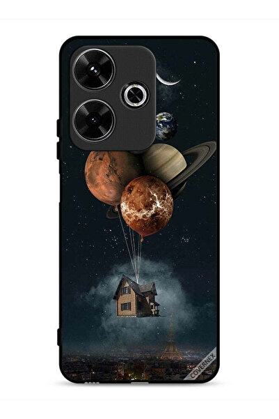 Covernex Xiaomi Redmi 13 4G Protective Case Cover Balloon Planets Takes Home