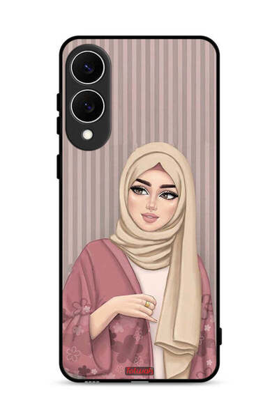Tolwak Samsung Galaxy S25 Edge Protective Case Cover Hijab Girl Art