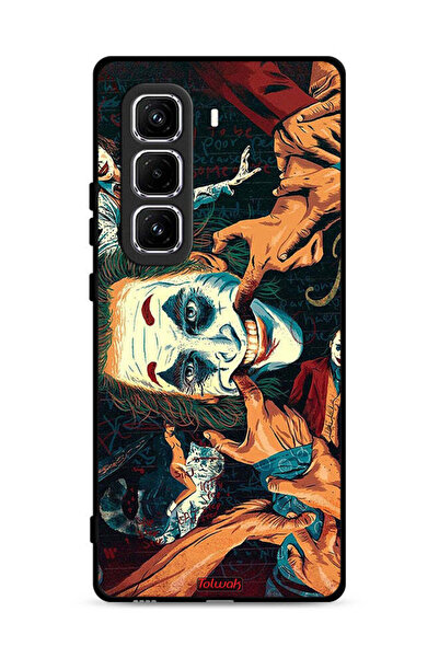 Tolwak غطاء حماية لهاتف Infinix Hot 50 Pro 4G برسومات الجوكر