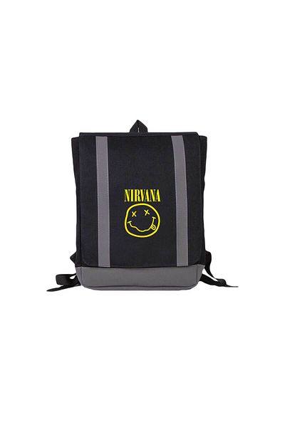 Z zepplin Nirvana Logo Black Backpack